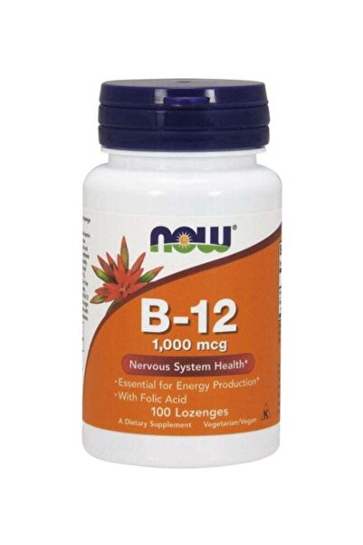 Now Foods Vitamin B-12 Dietary Supplement 1000 mcg - 100 Lozenges