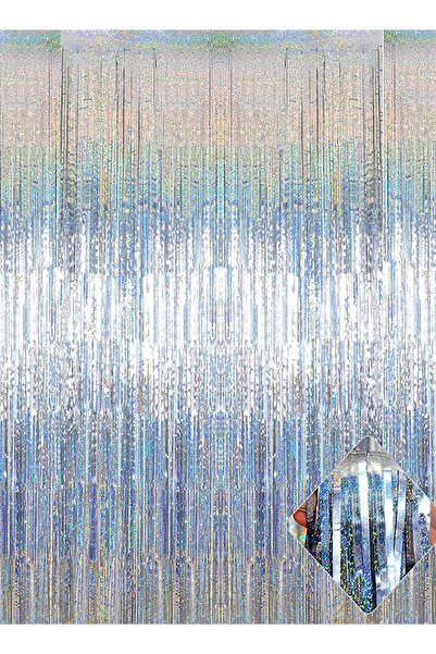 Generic Pack Of 2 Party Decorative Foil Door Curtain 100 x250cm Party Backdro...