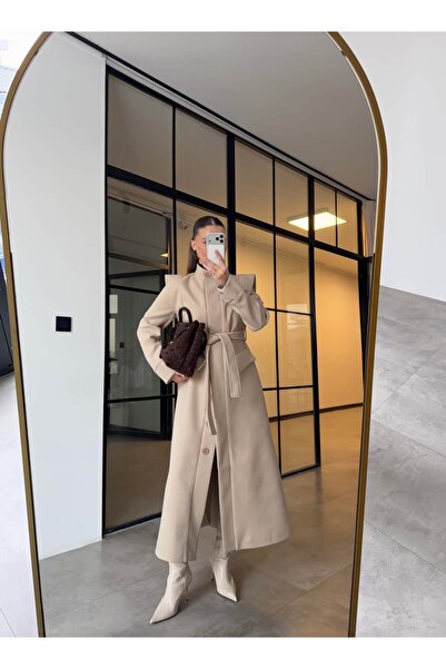 BB Bensu Buyruk معطف كاش مايوه حشوة كتف