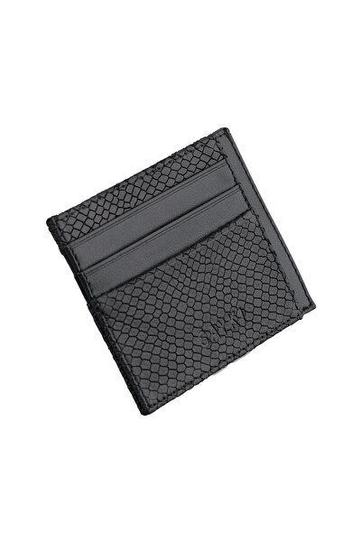 SAYKI محفظة جلدية سوداء 100%