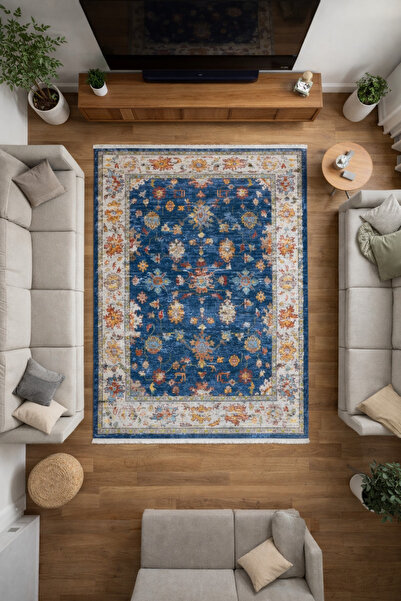 Doğa 200x290 cm Kaymaz Taban Ultra İnce Halı – Sıvı & Leke İtici, , Anti Alerjik