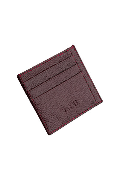 SAYKI Burgundy 100% Leather Wallet