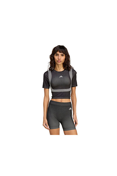 adidas Seamless Tee Women's Casual T-Shirt Black
