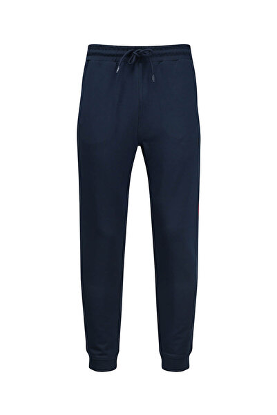 Hatemoğlu Lacivert Regular Fit Yandan Cepli Pamuklu Eşofman Altı