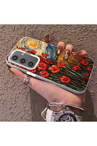 Hontinga حافظة هاتف متوافقة مع سامسونج جالاكسي S24، حماية للكاميرا، ظهر صلب م...