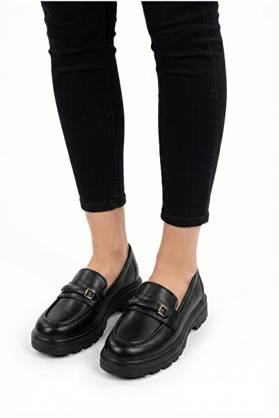 StWenn Дамски мокасини с дебела подметка, ортопедични, удобни, леки, с кожена горна част