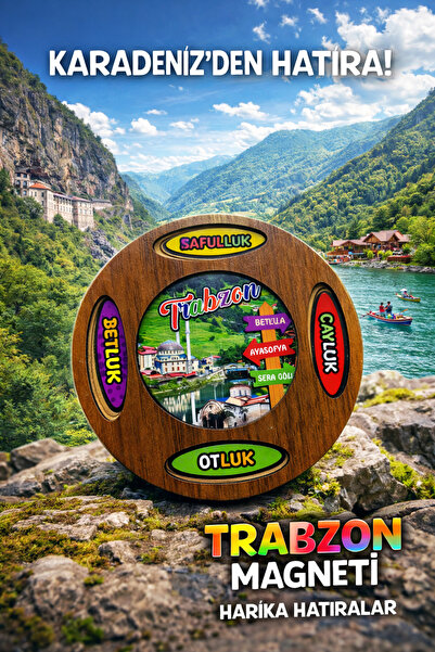 seymenbıçakçılık Karadeniz Hatırası Magnet | Trabzon & Yöresel Figürlü Otanti...