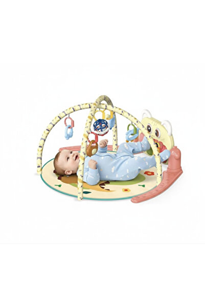 TOY LAND Multi-Function Baby Play Gym with Pedal Piano & Activity Toys