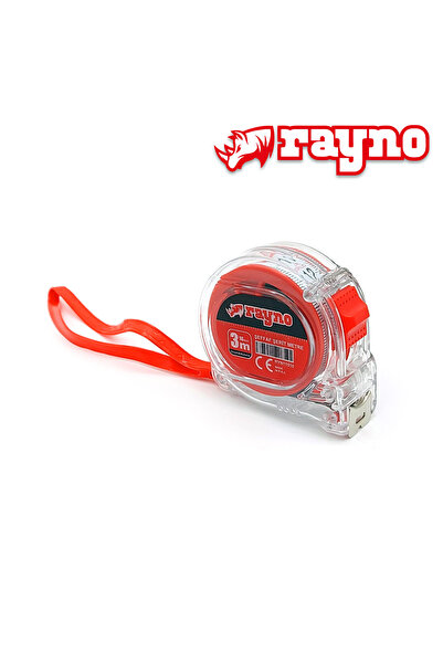 RAYNO شريط قياس شفاف 3 متر × 16 ملم - 3016