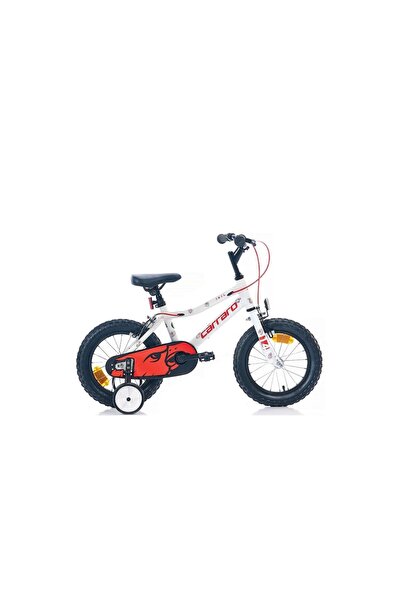Carraro Red Eagle - 14 Jant Alüminyum Çocuk Bisikleti - Beyaz Kırmızı