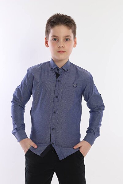 PASSERO PATTERNED KIDS SHIRT