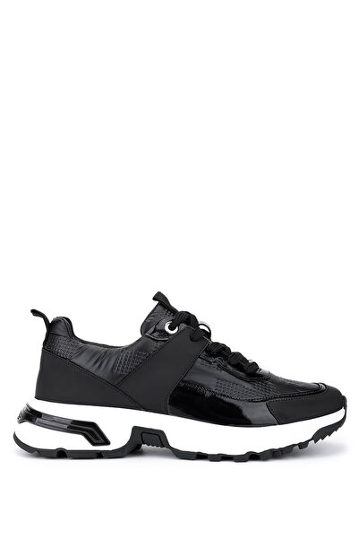 Tamer Tanca Erkek Hakiki Deri Siyah Sneakers & Spor Ayakkabı