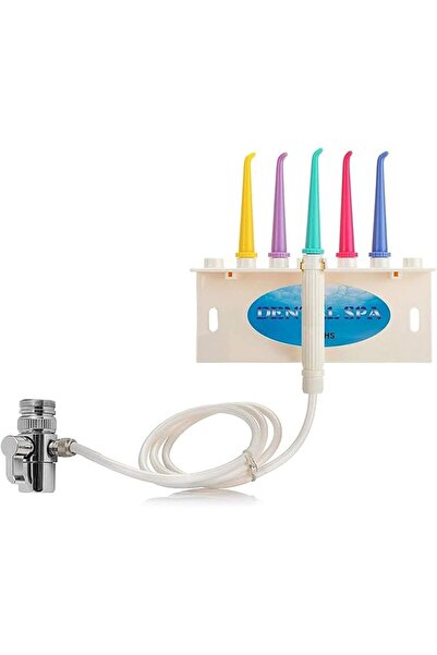 Arabest خيط تنظيف الأسنان المائي للاستخدام العائلي، جهاز ري الفم غير كهربائي، ضغط ماء آمن، عناية بتنظيف الأسنان