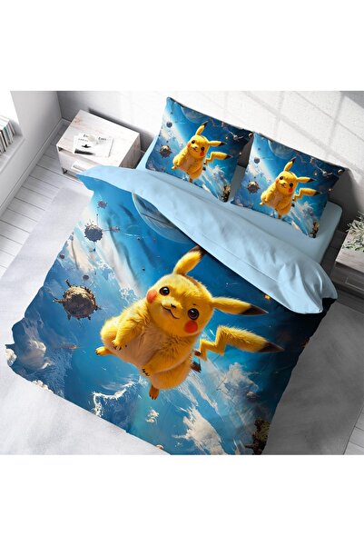Home Pokemon Themed Double Bedding Set