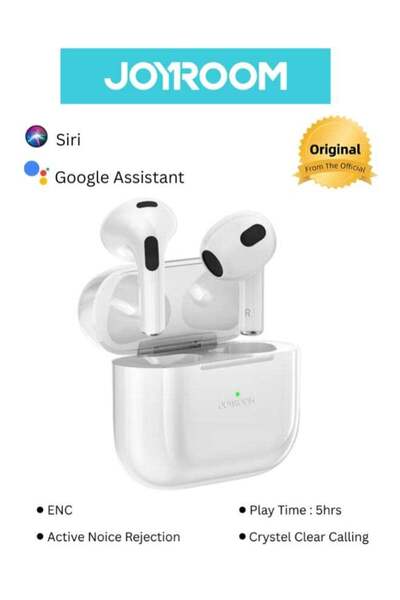 Joyroom T03S Plus Wireless Earbuds – Hd Sound, Bluetooth 5.0, Touch Sensor Control, 24H Playtime,