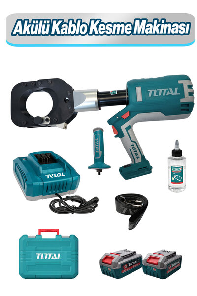 Badem10 Akülü Kablo Kesme Makinesi 20V Yüksek Tork Şarjlı Çelik Bakır Kablo K...
