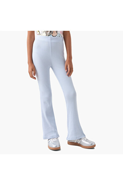 Juniors Ribbed Leggings with Elasticated Waistband