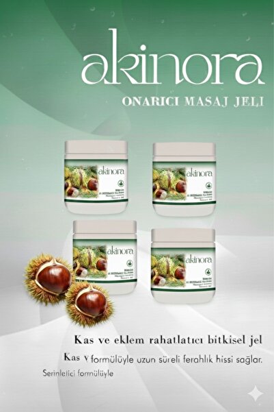 Akinora Çift Etkili Yoğun At Kestanesi Balsamı - Mentollü Rahatlatıcı Masaj K...