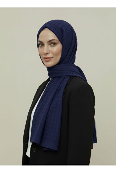 Karaca Eşarp Vera Patterned Wool Silk Shawl