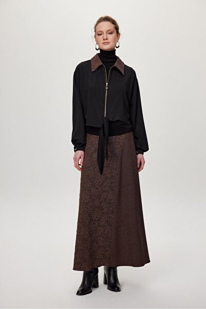 Zühre Desenli Bağlama Detaylı İkili Takım TK-1722