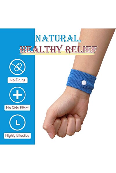 ELECDON أساور مضادة لدوار الحركة للكبار والصغار، وأساور معصم للضغط الإبري لتخفيف الغثيان للحوامل