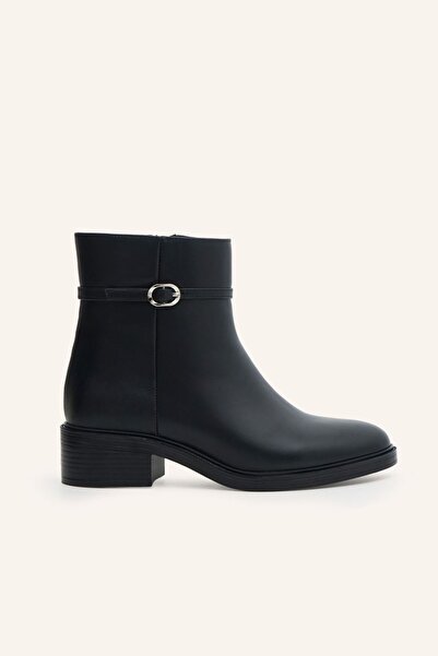MARCATELLI Siyah Tokalı Bilek Boy Bot
