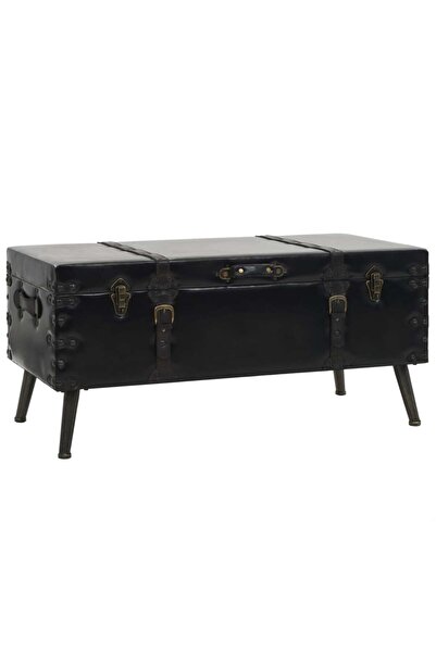 vidaxl Coffee Table MDF and Steel 102x51x48 cm