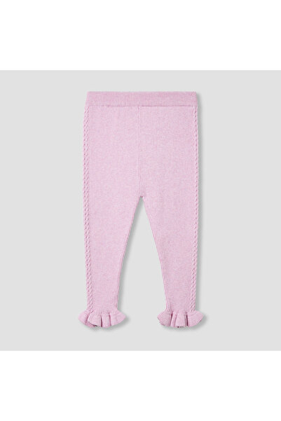 Juniors Ribbed Leggings with Bow Detail