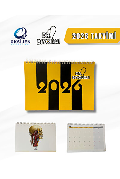 Oksijen Yayınları DR.BİYOLOJİ 2026 TAKVİMİ