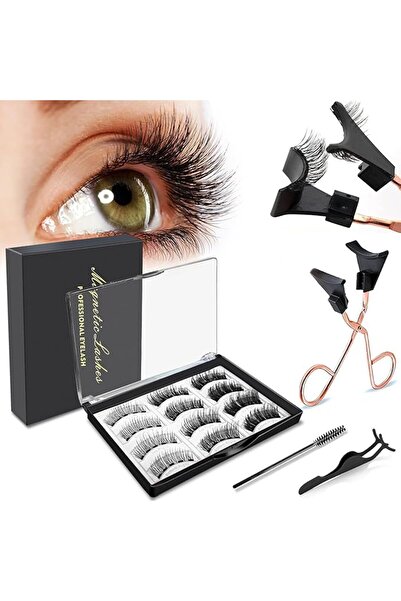 Arabest رموش مغناطيسية، لا حاجة للغراء، سهلة الارتداء والإزالة