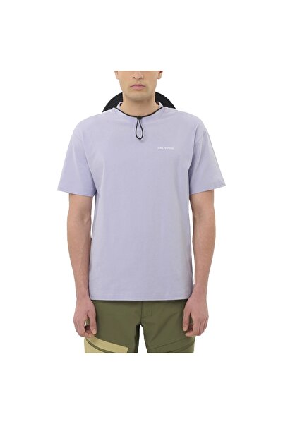 Salomon Chest Logo Relaxed Men's T-Shirt Cosmic Sky Lc2686800