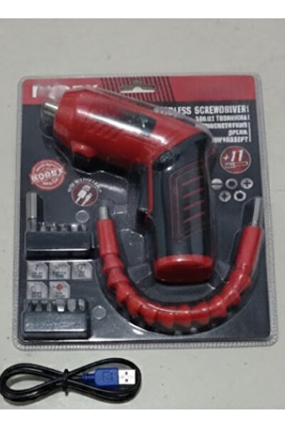 abnturk Şarjlı Tornavida Seti Usb Şarjlı Vidalama Seti