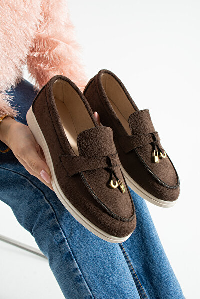 SHOW LİFE Suede Women's Loafer Shoes