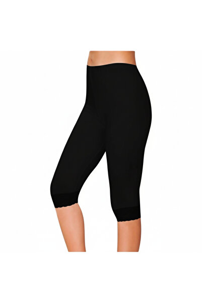 CANYILDIZ Lace Detailed Short Women's Leggings