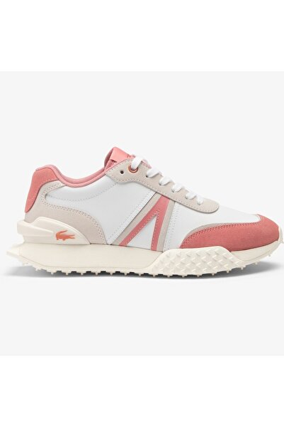 Lacoste L-Spin Deluxe Leather Womens Sneaker Genuine Leather Women's Casual Sports Shoes White