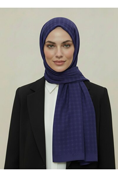 Karaca Eşarp Vera Patterned Wool Silk Shawl