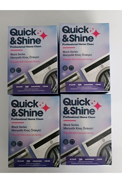 Quick&Shine Manyetik Kireç Önleyici 4'lü Paket - Arçelik Uyumlu