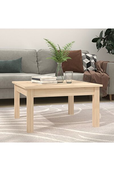 vidaxl Coffee Table 55x55x30 cm Solid Wood Pine