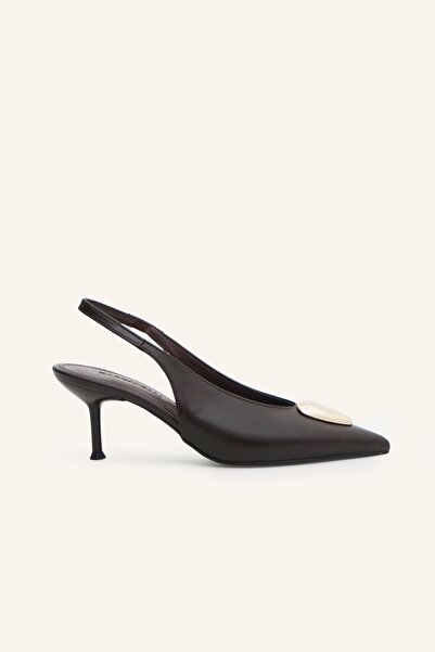 MARCATELLI Kahve Topuklu Ayakkabı