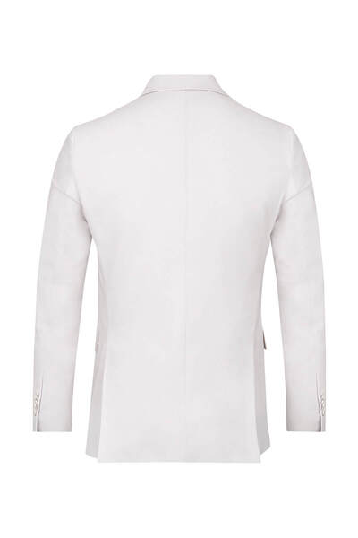 Hatemoğlu Gray Slim Fit Pointed Collar Classic Suit