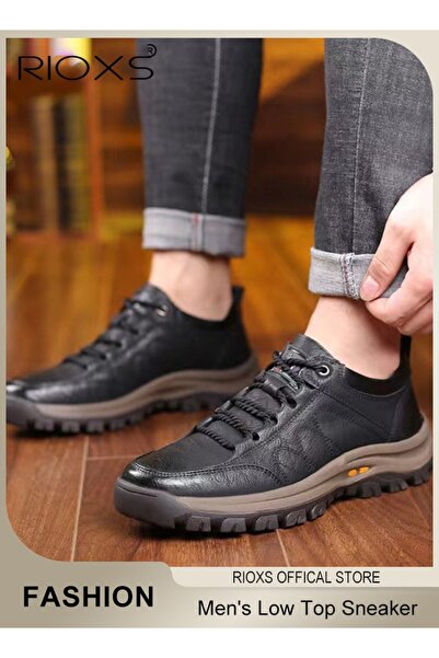 RIOXS حذاء رياضي رجالي منخفض، حذاء رياضي مريح للمشي لمسافات طويلة للرجال، حذا...