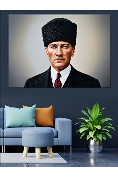 Artmeg Διακοσμητικός καμβάς Mustafa Kemal Atatürk - Ξύλινος πίνακας MDF