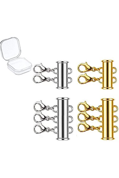 KASTWAVE Jewelry Clasp Set - 4 Pieces, 2 Sizes