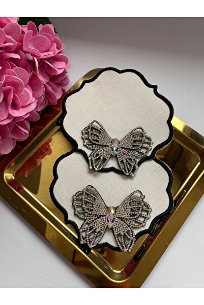 ELÇİÇEK HOME Presentation Napkin, Cocktail Napkin, Coffee Side Presentation Napkin 2 Pieces