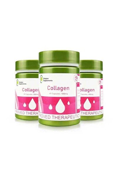 simplee Supplements Collagen 60 Capsules – 3 Bottles