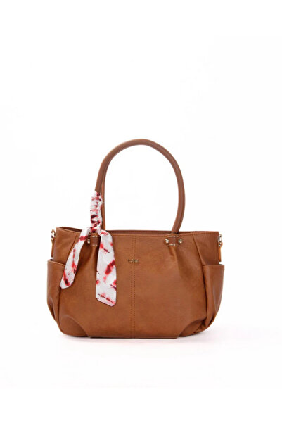 Tuğba حقيبة يد وكتف نسائية مع وشاح هدية وحزام قابل للتعديل T4944