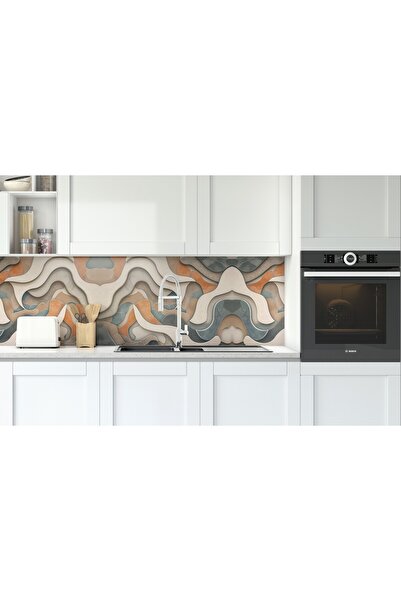 Rabadon 60x100cm Mutfak Tezgah Arası Kaplama Folyo Dolap Masa Kaplaması Kendi...