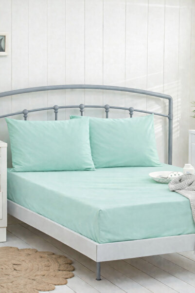 Loyal Home Double Fitted Sheet Set-Mint