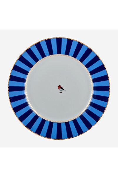Pip Studio Love Birds Mavi Porselen Yemek Tabağı 26,5 Cm