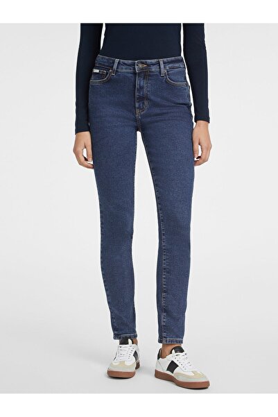 Guess GJ G05 HIGH RISE SKI Blugi albastru pentru femei W4YA92D5CB2-M3DW